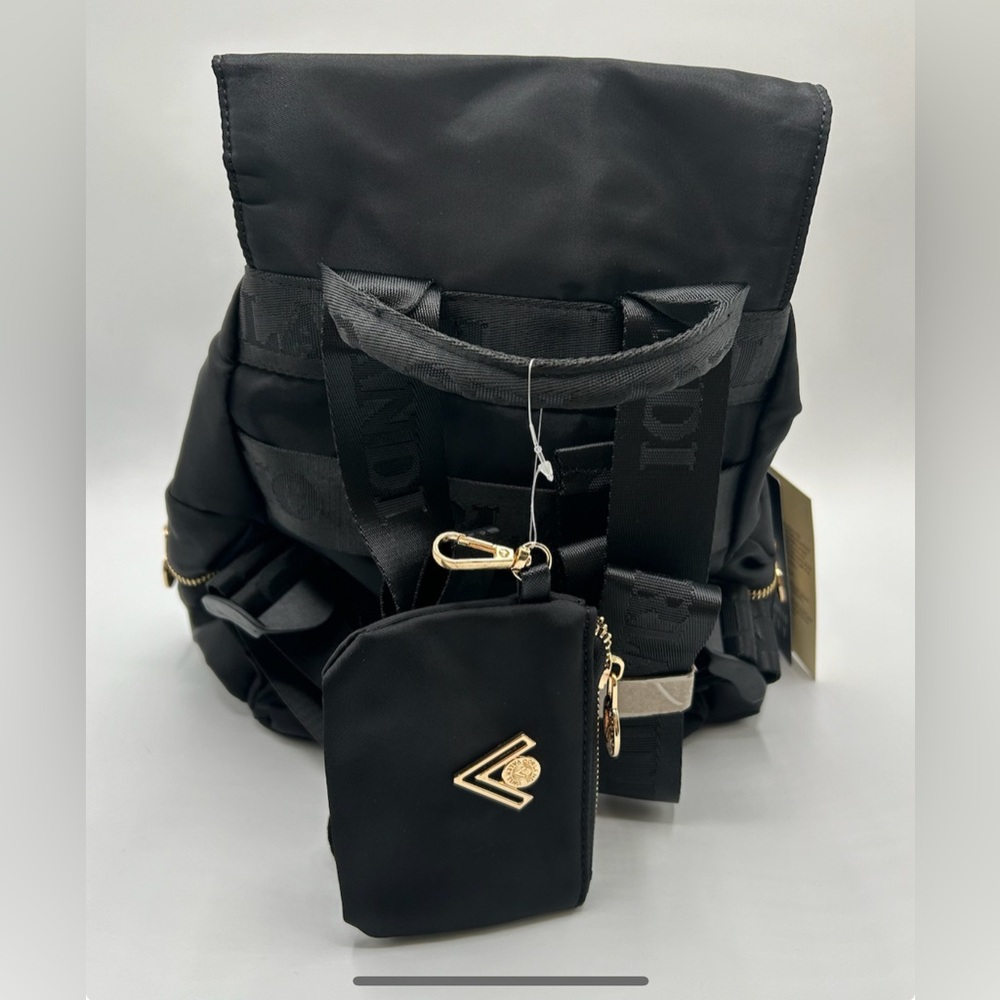 New Valentino Orlandi Nylon Backpack With Gold Hardware with tags - Picture 2 of 2